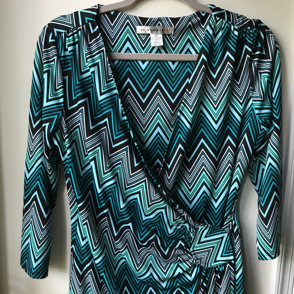 Geometric Print Dress